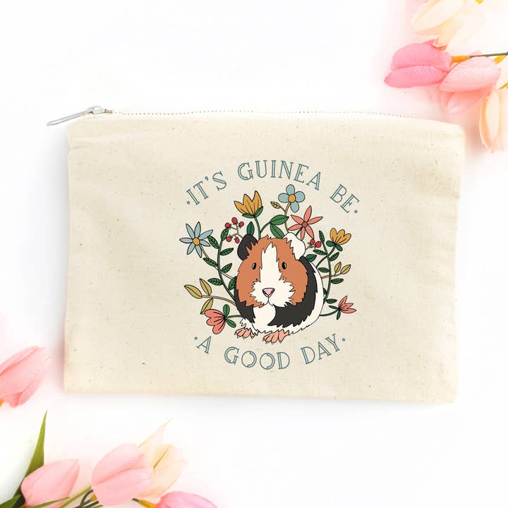 Guinea Pig Cosmetic Bag, Pencil Case, Makeup Bag, Toiletry for wholesale by Remember November, Inc