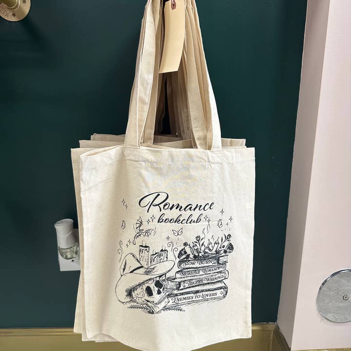Romance Bookclub Tote for wholesale by SAAV by Steamy Lit