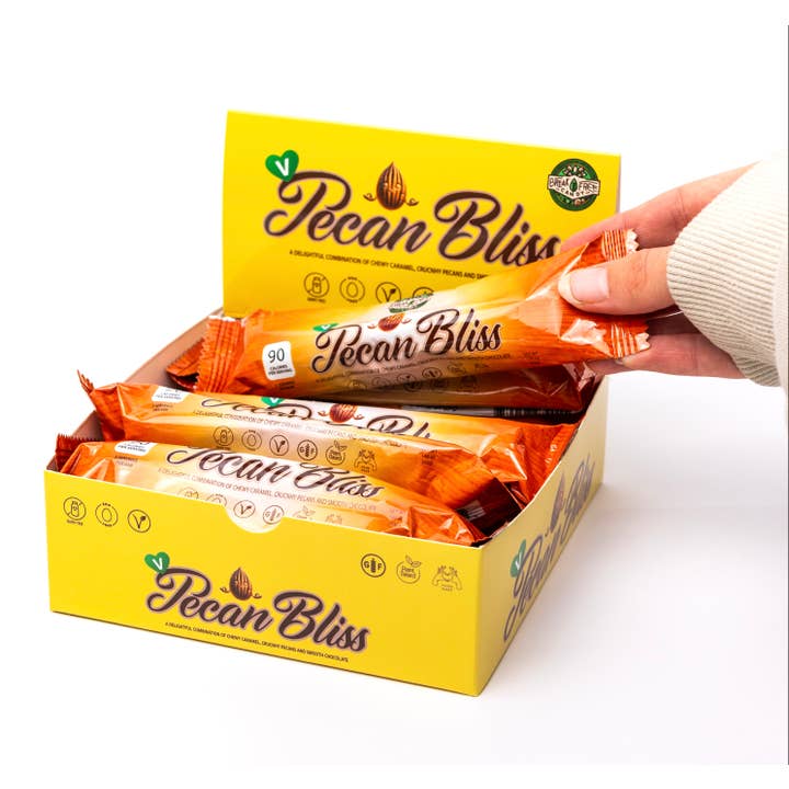 Break Free Candy - Wholesale Chocolate Bar - Vegan Pecan Bliss TM Candy Bar (Pack of 12)2
