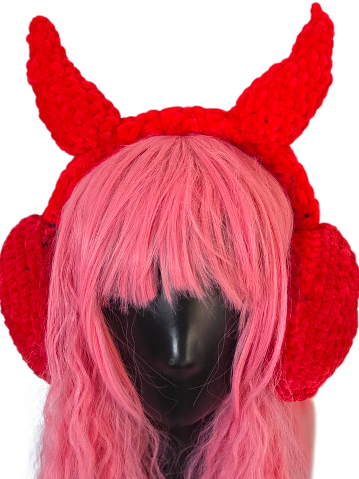 Devil Frequency Earmuffs for wholesale by A Creative Wonderland