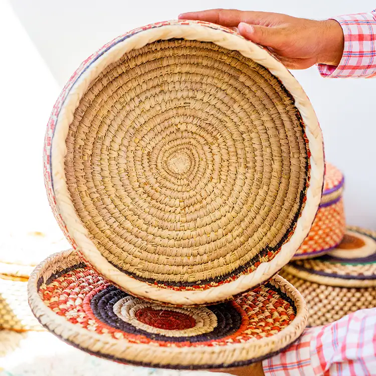 Waasiwolves - Wholesale Decorative Plate/Dish/Bowl - Package of 3 Figual Baskets1