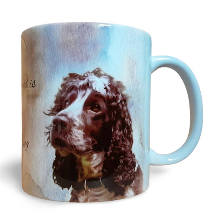 Blue Roan Cocker Spaniel Dog Mug for wholesale by Rockways Designs