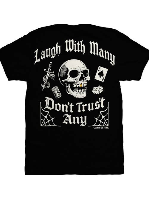 Cartel Ink – wholesale Screen printed t-shirt – Men′s – Laugh With Many Men's Graphic T-Shirt