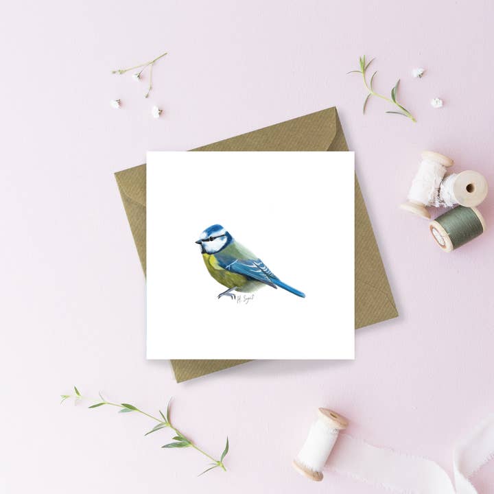 Bluetit wenskaart voor wholesale door Sayers Studio