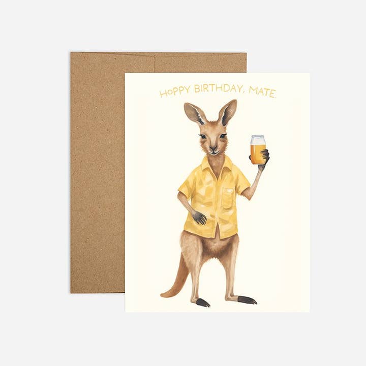Kangourou Hoppy Birthday pour la vente par Analog.