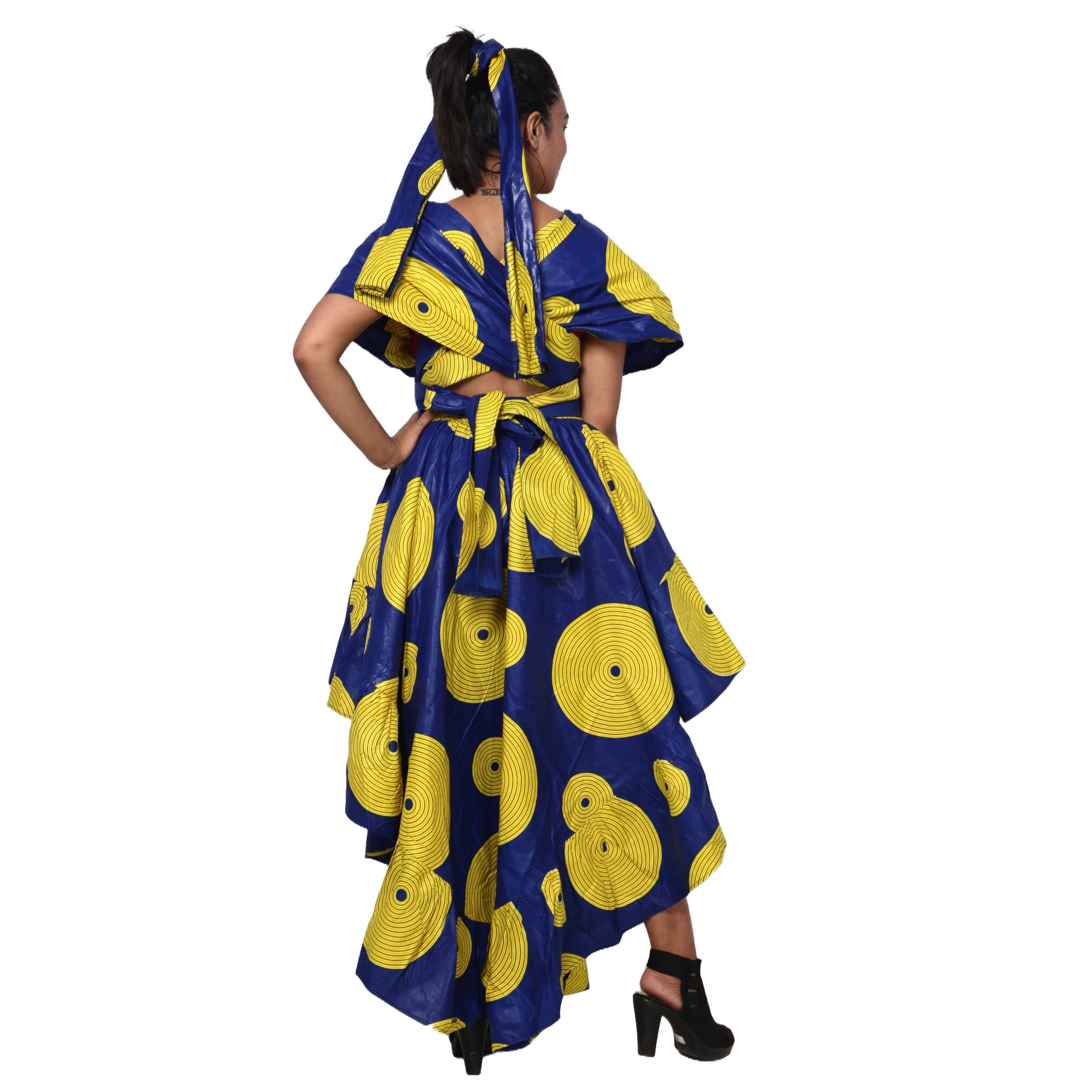 African Stars - Wholesale Dress - Women's - Women's Skirt/Dress Multi Wear Style -- FI-313623