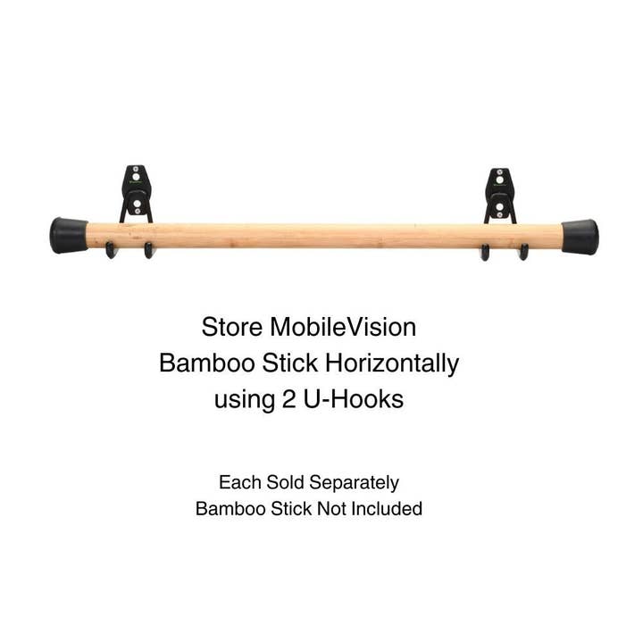 MobileVision - Wholesale Kitchen Storage/Organizer - U-Hook for Bamboo Stick Storage4