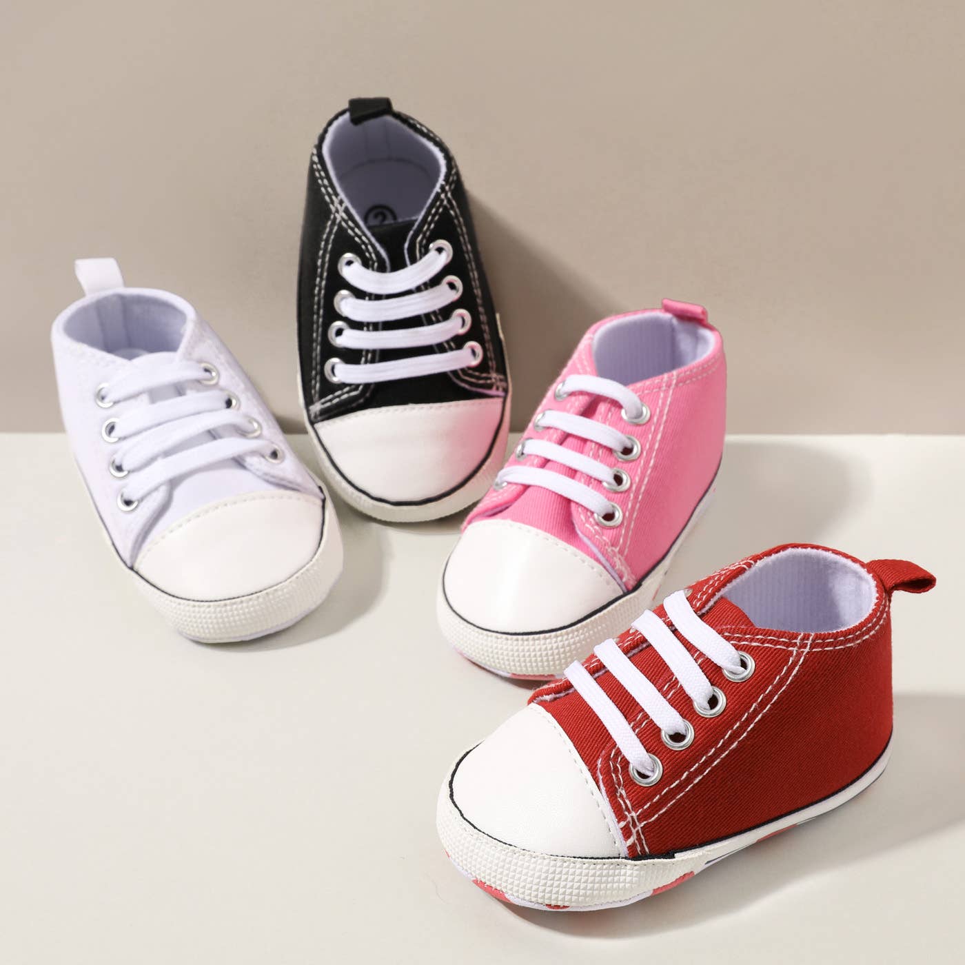 Baby / Toddler Daisy Pattern Lace-up Prewalker Shoes