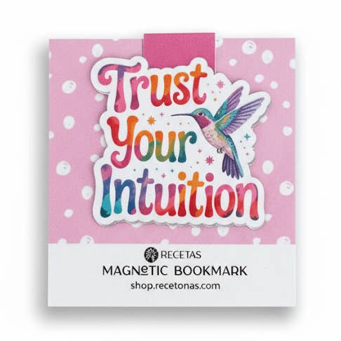 Trust your Intuition Magnetic Bookmark for wholesale by Recetas PSD, LLC