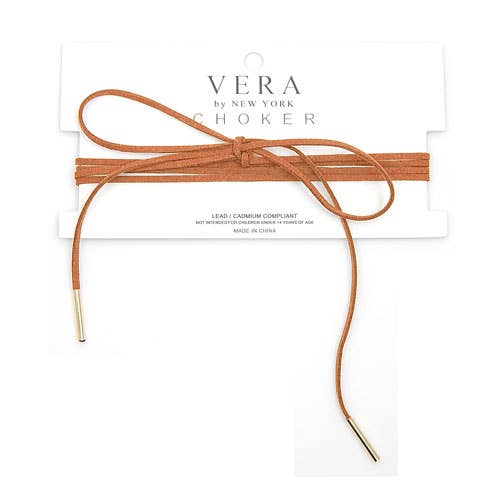 Western Fashion - Wholesale Choker/Collar - YN2589 - Suede Wrapping Choker Necklace2
