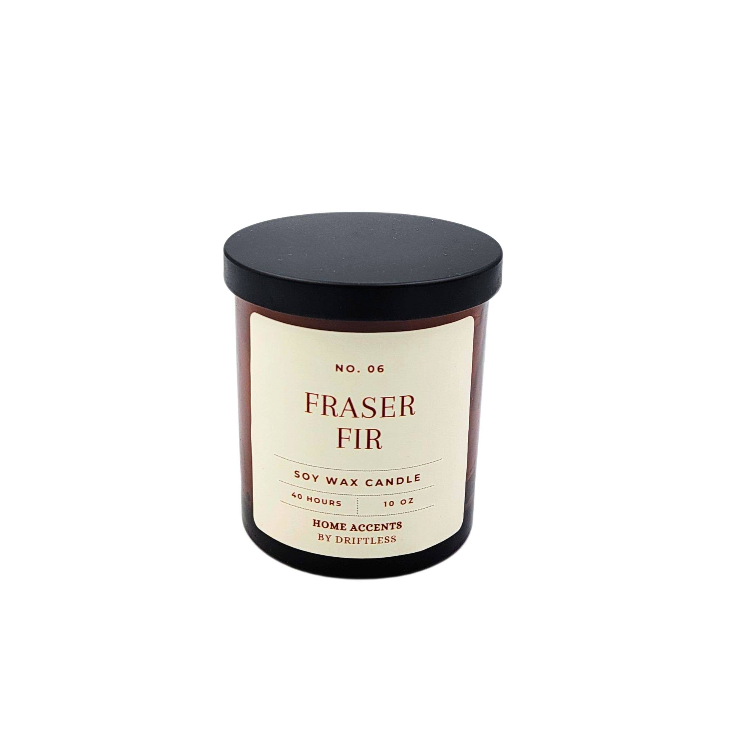 Home Accents By Driftless - Wholesale Jar/Filled Candle - Fraser Fir Soy Wax Candle - Home Decor Candles0