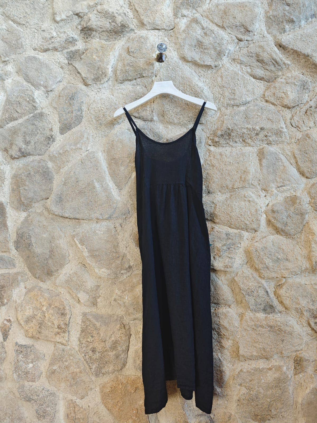 Linen & More - Wholesale Dress - Women's - REF 33195 100% LINEN STRAPPY DRESS
18