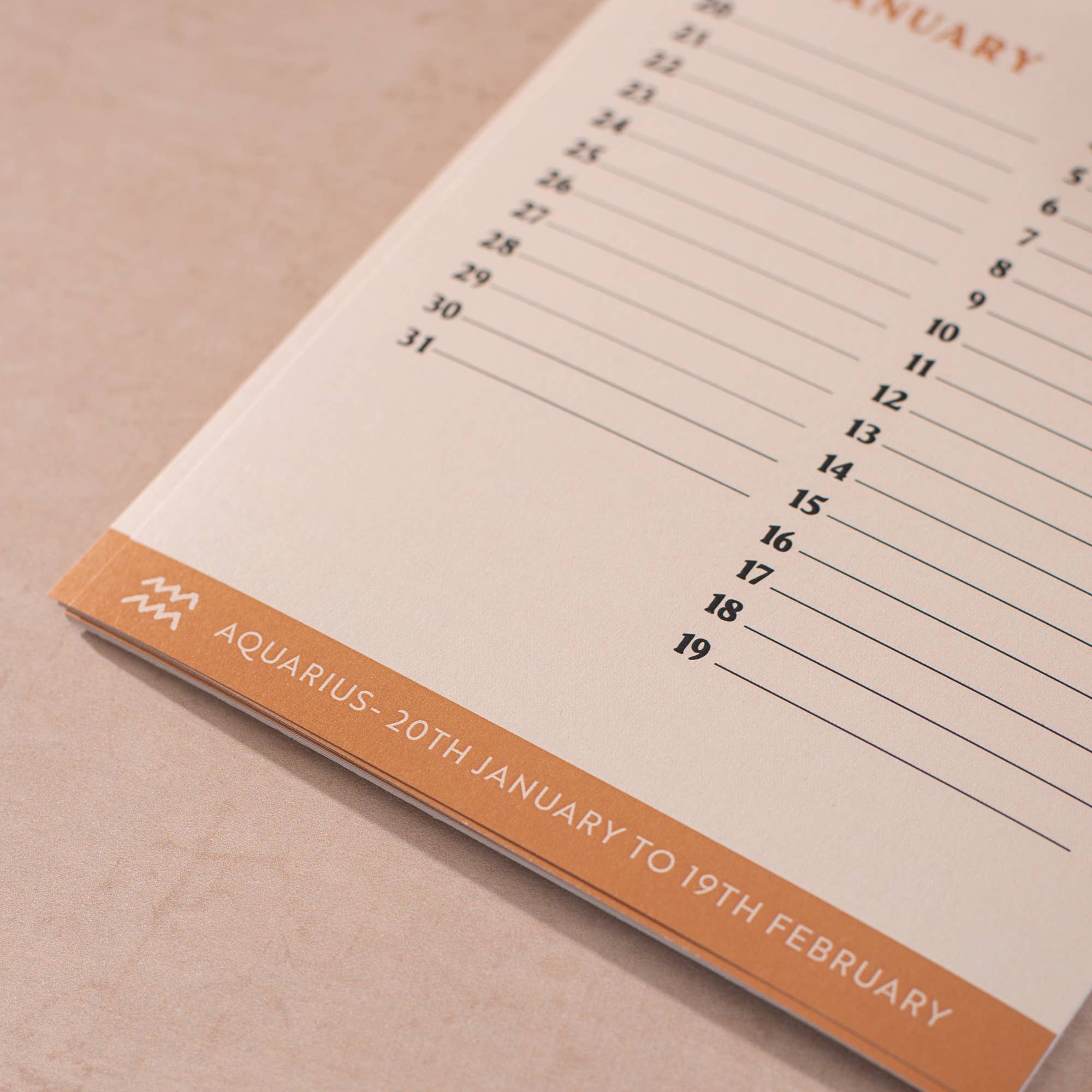 Good Tuesday (Once Upon a Tuesday) - Wholesale Calendar - Undated Birthday Calendar | Zodiac Sign6