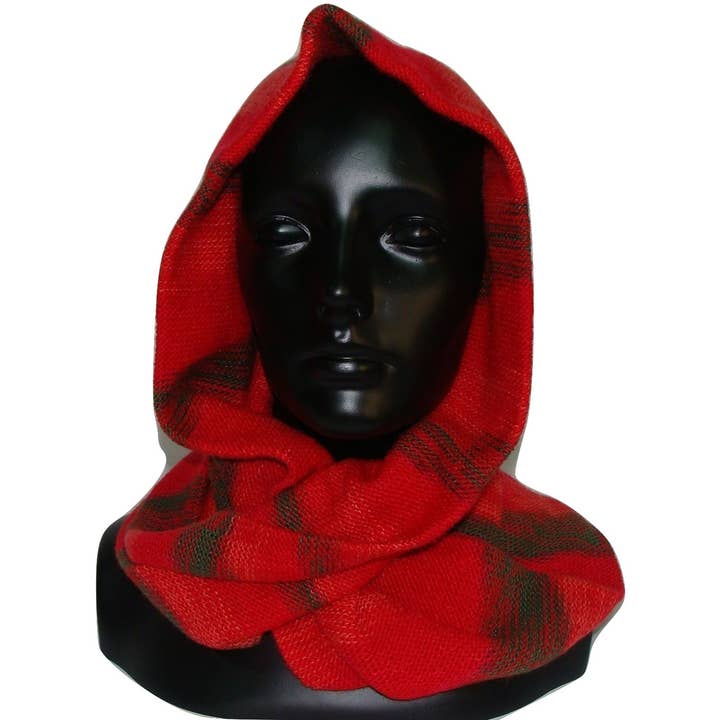 Infinity Scarf Heavy Knit Alpaca 100% Scarf 10" x 32" Solid for wholesale by Sanyork Fair Trade