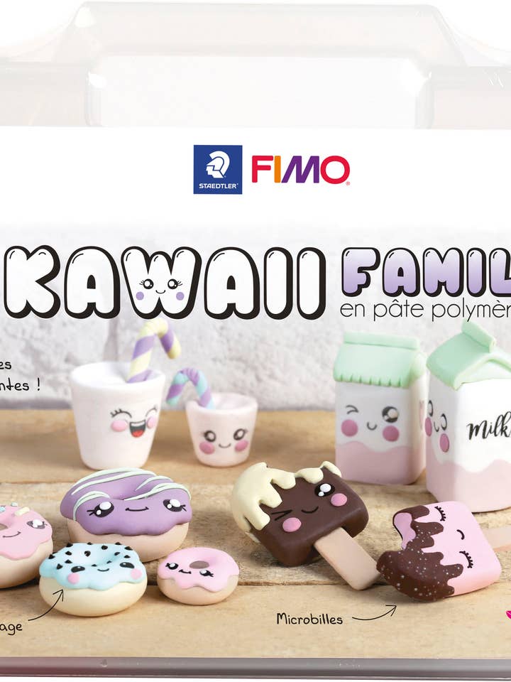 VALIGETTA IN FIMO «KAWAII FAMILY» per la vendita all'ingrosso da parte di Graine Créative