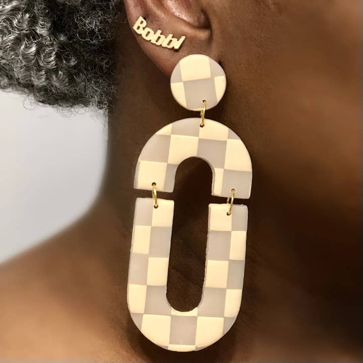 Crema Renita a scacchiera per la vendita all'ingrosso da parte di Bobbi Made This