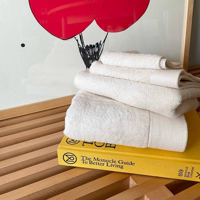REALJAPANPROJECT – wholesale Bath towel – Murakami Pile ECO Towel Imabari Natural White Eco-Friendly0