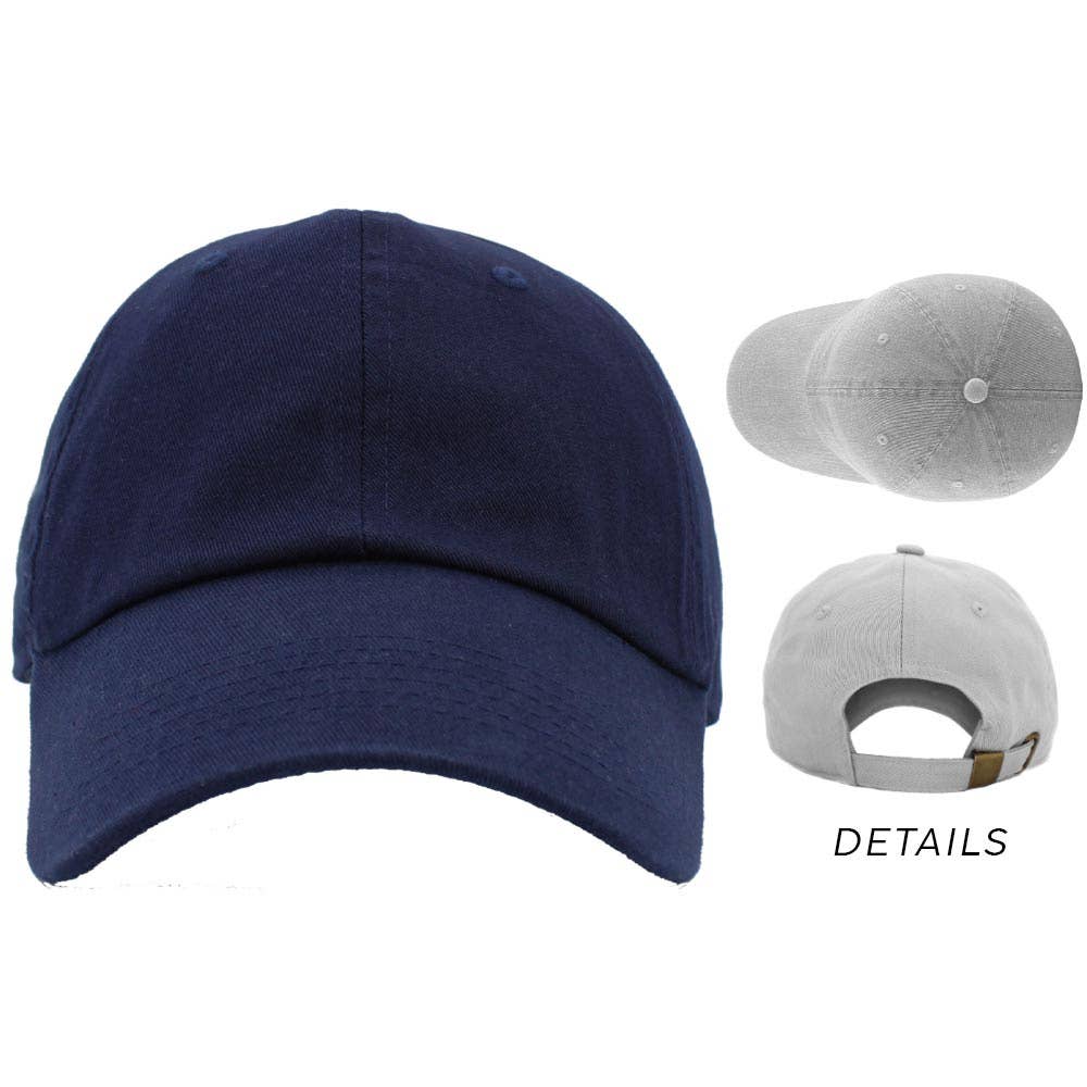 Sensibling Corp. - Wholesale Baseball Cap - Unisex - Solid Baseball Cap25