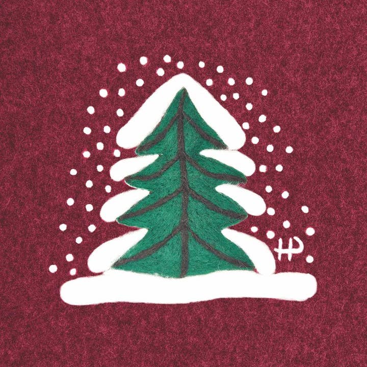 LUNCH- FIR TREE IN SNOW for wholesale by Paperproducts Design • Ambiente