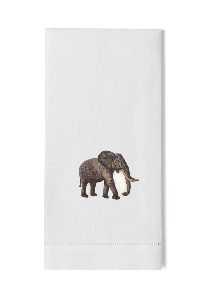 African Elephant Hand Towel for wholesale by Henry Handwork