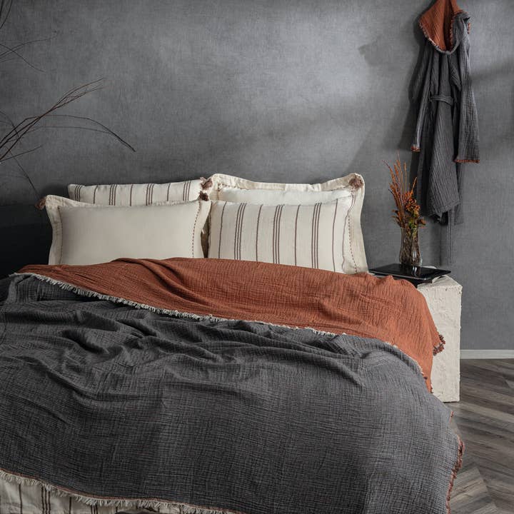 Wendbare Muna Bio-Gaze-Bettdecke, große Decke und andere Ergebnisse für bio bettwäsche im Großhandel. Kostenlose Rücksendungen und 60-Tage-Zahlungsziel auf Faire im Trend auf Faire.