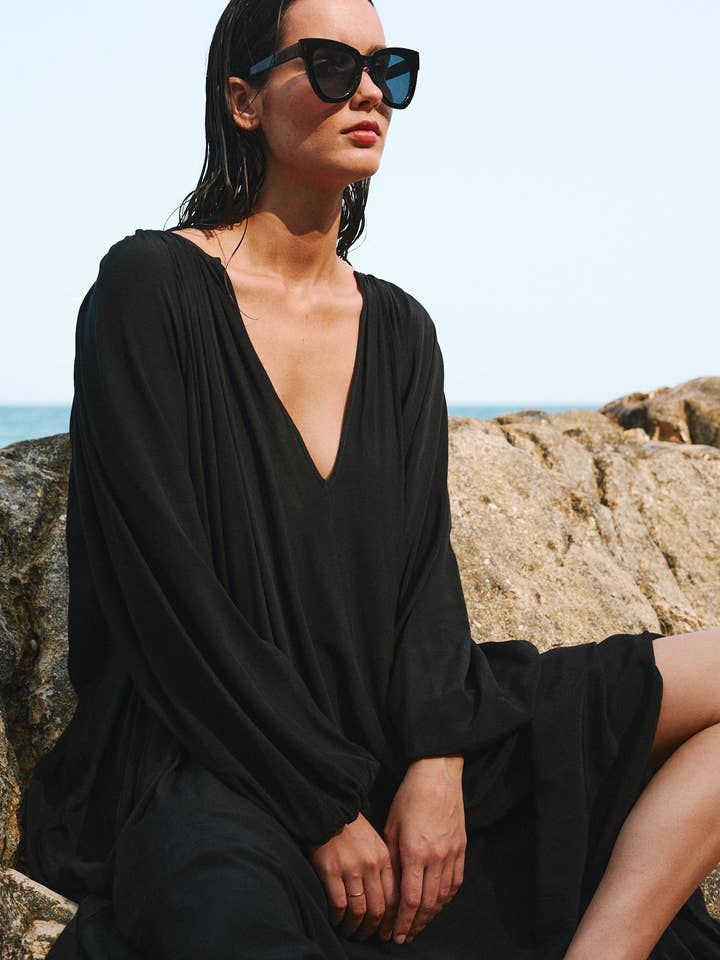 Prudence Black Dress · La Cala · for wholesale by Bruna