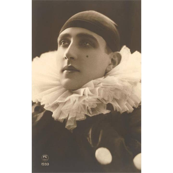 Found Image Press – Großhandel Aufkleber – Aufkleber KU-13 Pierrot, Fotografie