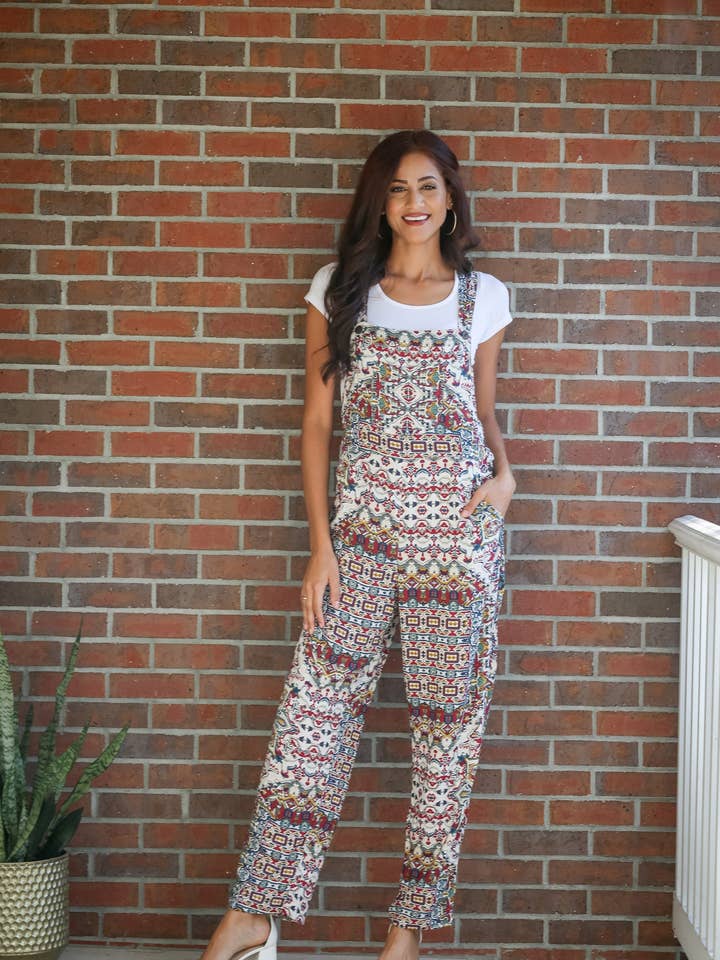 Sacred Threads - Wholesale Overalls - Women's - Boho Ethnic Summer Overall