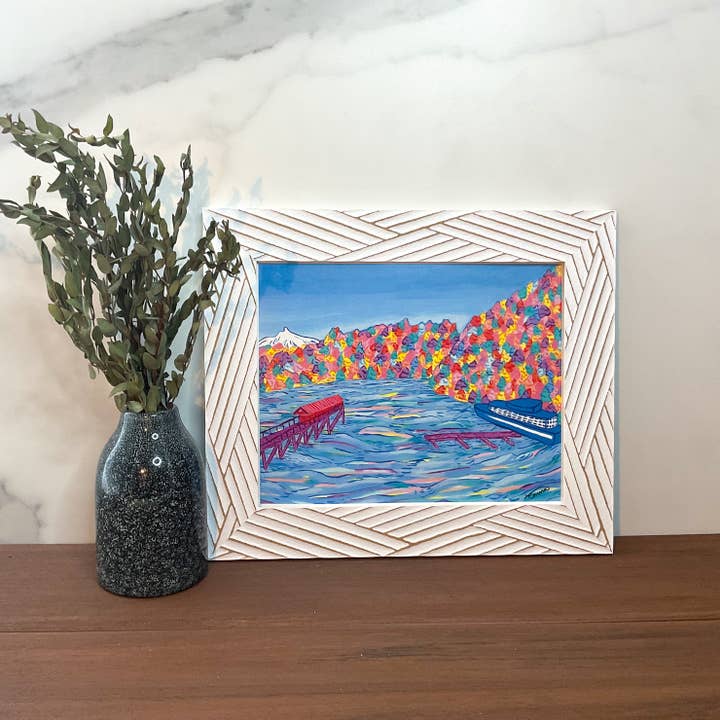 Candyland Horseshoe Bay Art Print for wholesale by A World of Fish Creations