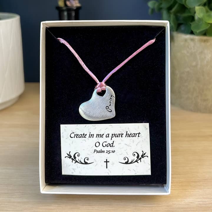 Words of Inspiration Heart Pendants for wholesale by Abbey + CA Gift