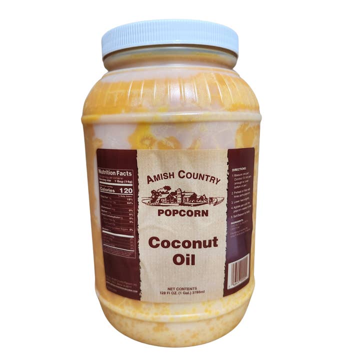 Amish Country Popcorn – wholesale Cooking oil – Gallon Jug of Coconut Oil
