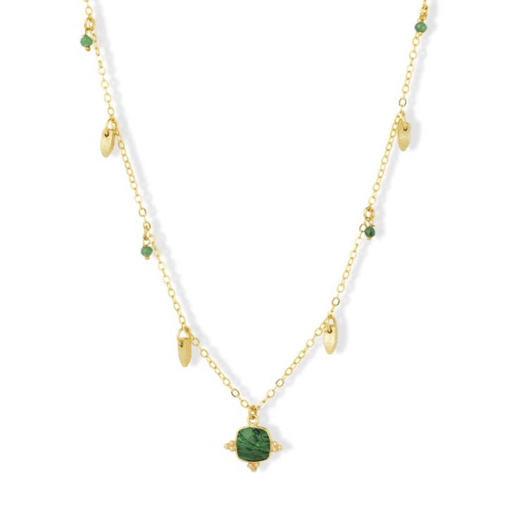 Asia Malachite Necklace for wholesale by Ashiana London