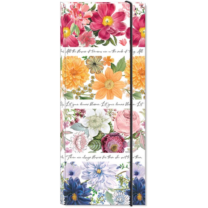 Folio élastique à rayures florales pour la vente par Punch Studio