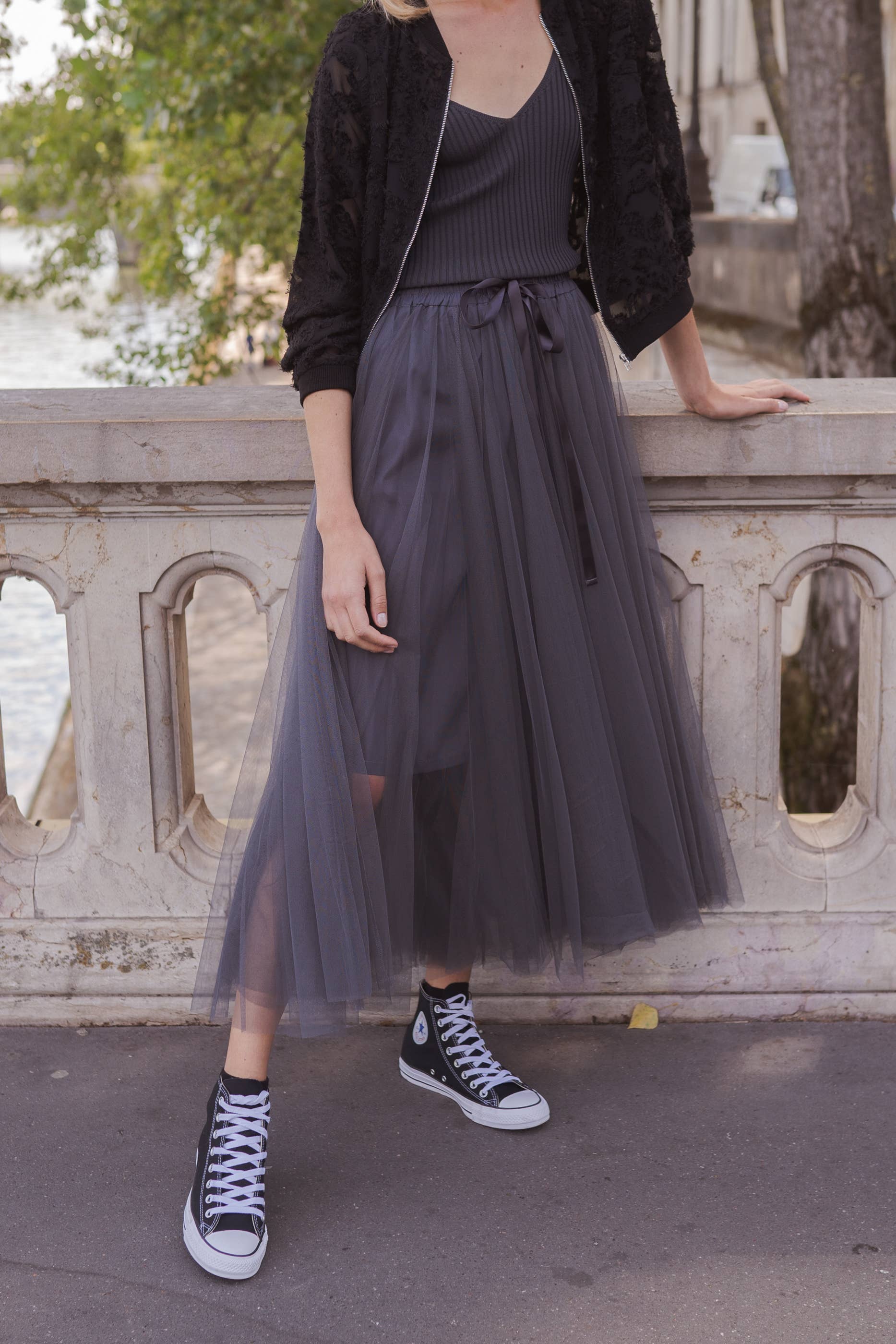 CHOKLATE PARIS - Venta al por mayor Falda - Mujer - Falda larga de tul Aria - CK0807741