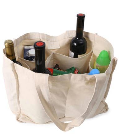 Birdbath - Wholesale Grocery/Shopping Bag - Organic Cotton Shopping Bag with Pockets1