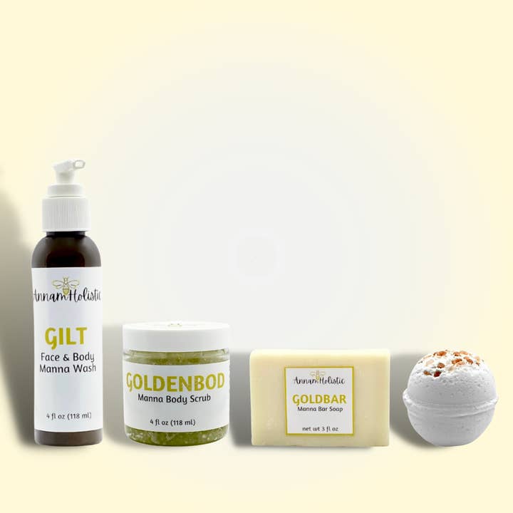 Pacote de banho Golden Crown por atacado de Annam Holistic