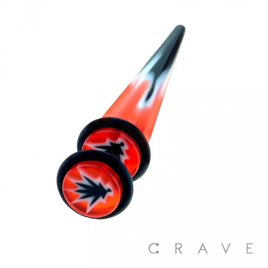 CRAVE - Vente Chaînes visage/corps - FAUX CÔNE ACRYLIQUE AVEC MARBRE DE MARIJUANA3