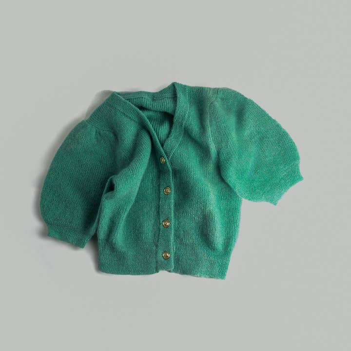 Mohair Blend Hand-Knitted Short Sleeve Top and other Purchase Wholesale kaci. Free Returns & Net 60 Terms on Faire trending on Faire.