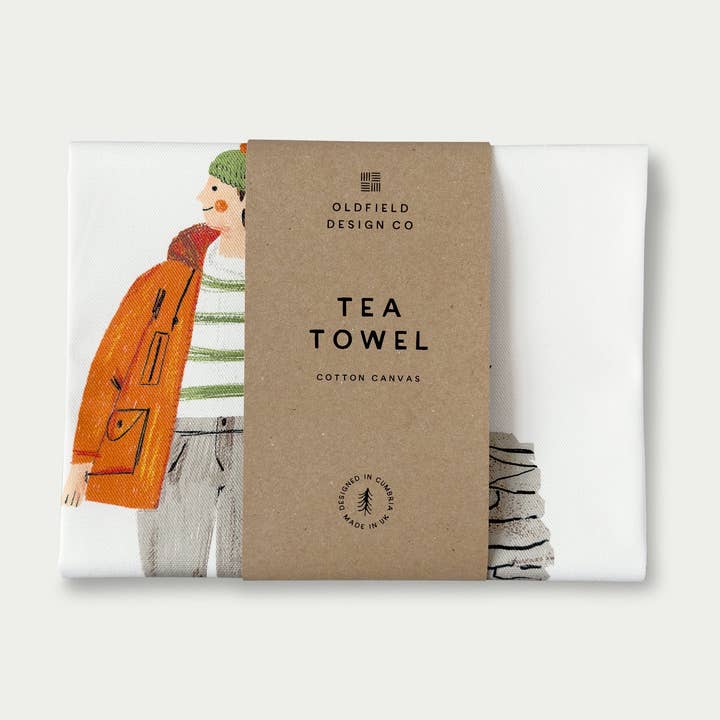 Oldfield Design Co – wholesale Tea towel – Walk & A Pint Tea Towel0