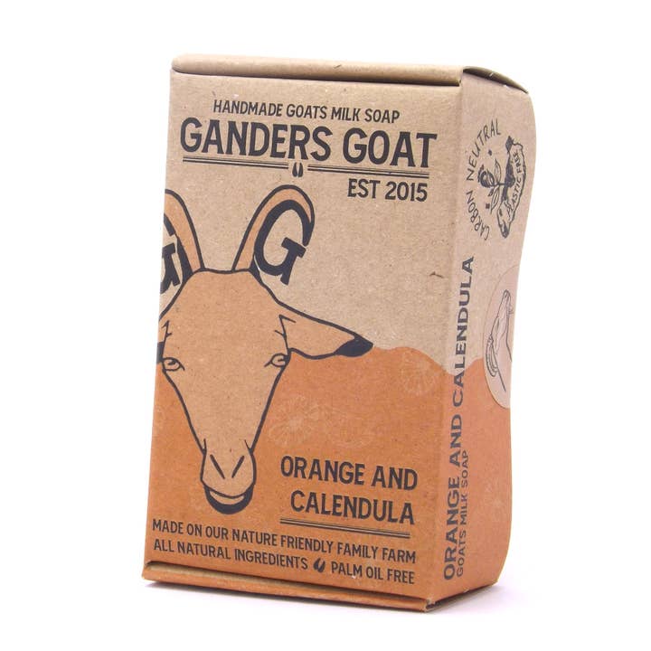 Sweet Orange & Calendula Soap for wholesale by Ganders Goat