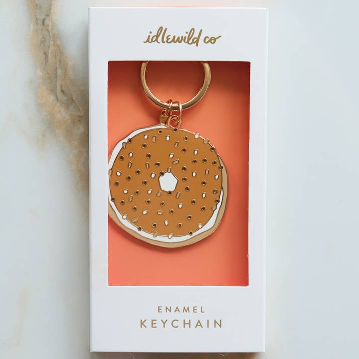 Idlewild Co. - Wholesale Keychain - Women's - Bagel Enamel Keychain
