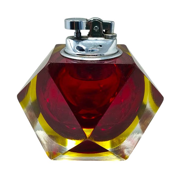 Bordtändare från 1960-talet av Flavio Poli i Murano Sommerso-glas för wholesale av MadInteriorArt