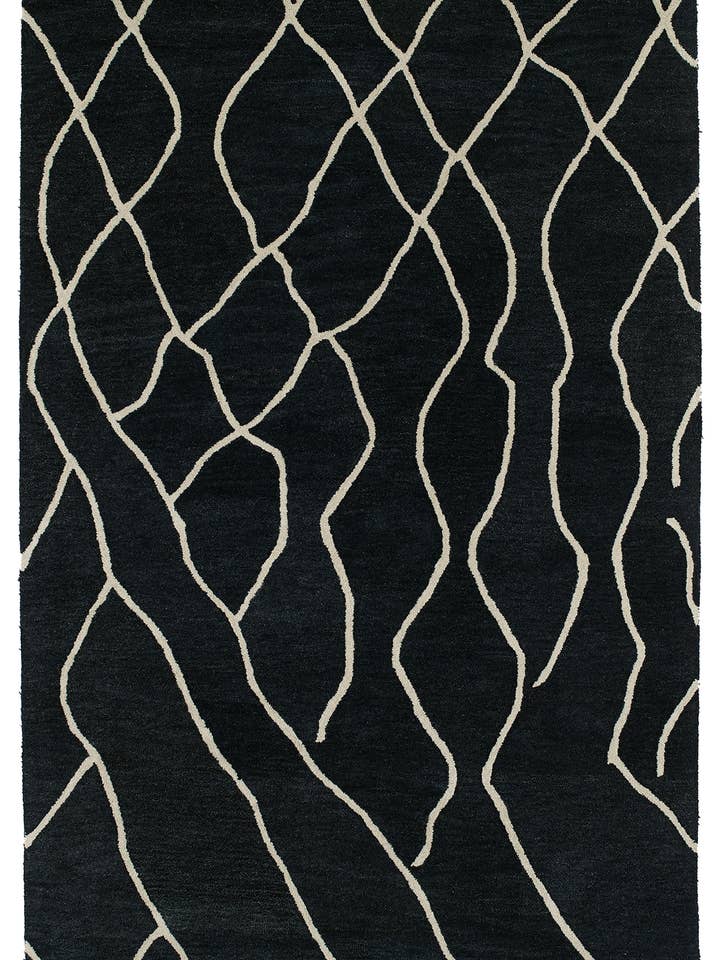 Casablanca Collection Charcoal 3'x10' Runner Runner for wholesale by contempo fashion