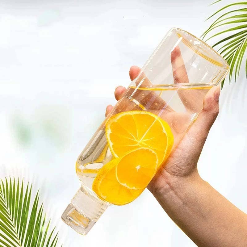 Kiyo Home - Vente Bouteilles d'eau - Bouteilles en verre | Bouteille à boire en verre borosilicate1