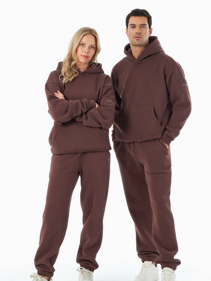 PARKERR | Pantalones de chándal unisex de viaje esenciales de algodón orgánico y poliéster reciclado para venta al por mayor de ORGANICATION