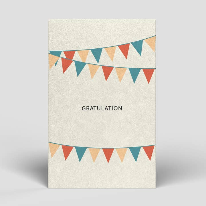 Carte midi - Félicitations - N° 138 pour la vente par Naturbedacht