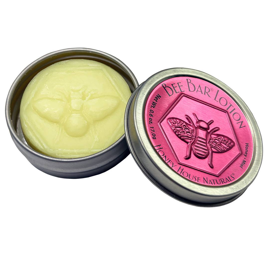 Honey House Naturals - Wholesale Solid Lotion - Small Bee Bar Display - 32 Pieces - Free Tester - SAVE $11