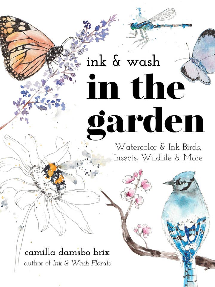 Ink And Wash In The Garden: Watercolor & Ink Wildlife Art for wholesale by Macmillan Publishers