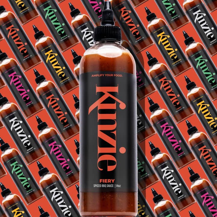 Kinzie Foods - Wholesale BBQ Sauce - Fiery BBQ Sauce, 14oz1