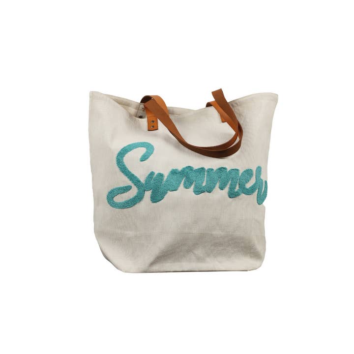 Sommar Sherpa Canvas Tote-väska för wholesale av Mabelle Home